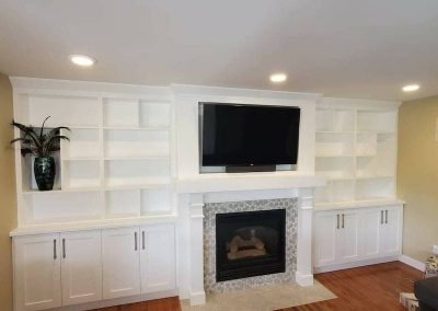 4JS Living Room bookshelves